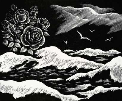 黄新波 1980年作 走出温室的玫瑰